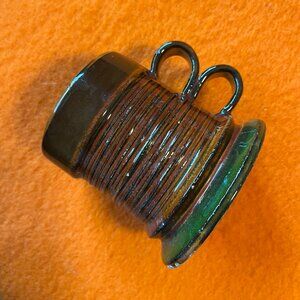 Ceramic Brown/Maroon/Green mug (Italy brand)